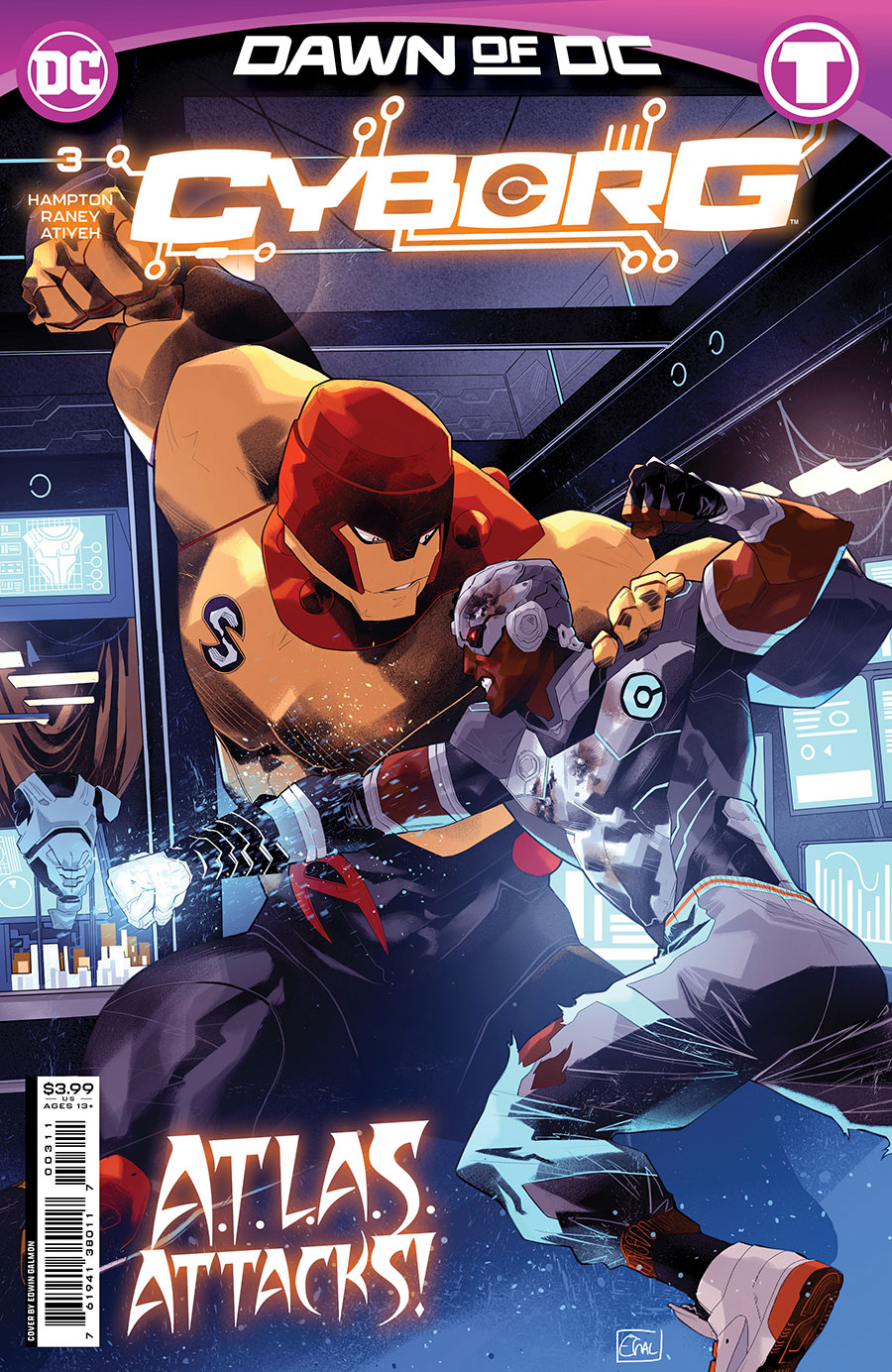 Cyborg Vol 3 #3 Cover A Regular Edwin Galmon Cover