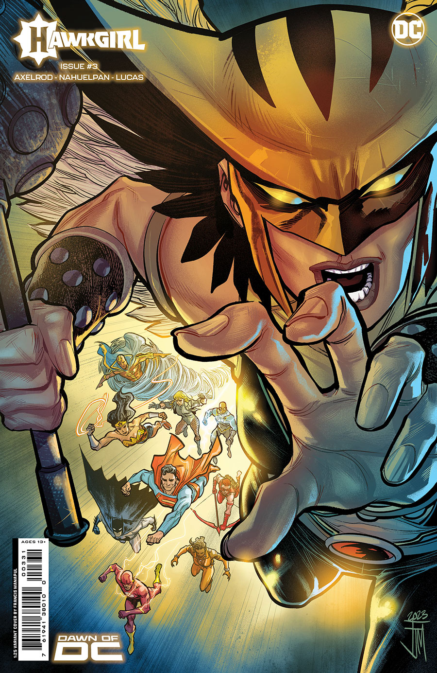 Hawkgirl Vol 2 #3 Cover D Incentive Francis Manapul Card Stock Variant Cover