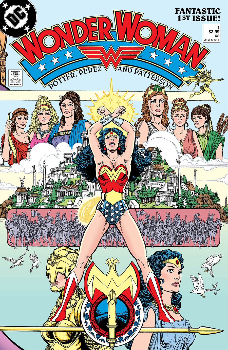 Wonder Woman Vol 2 #1 Facsimile Edition (2023 Edition) Cover A Regular George Perez Cover
