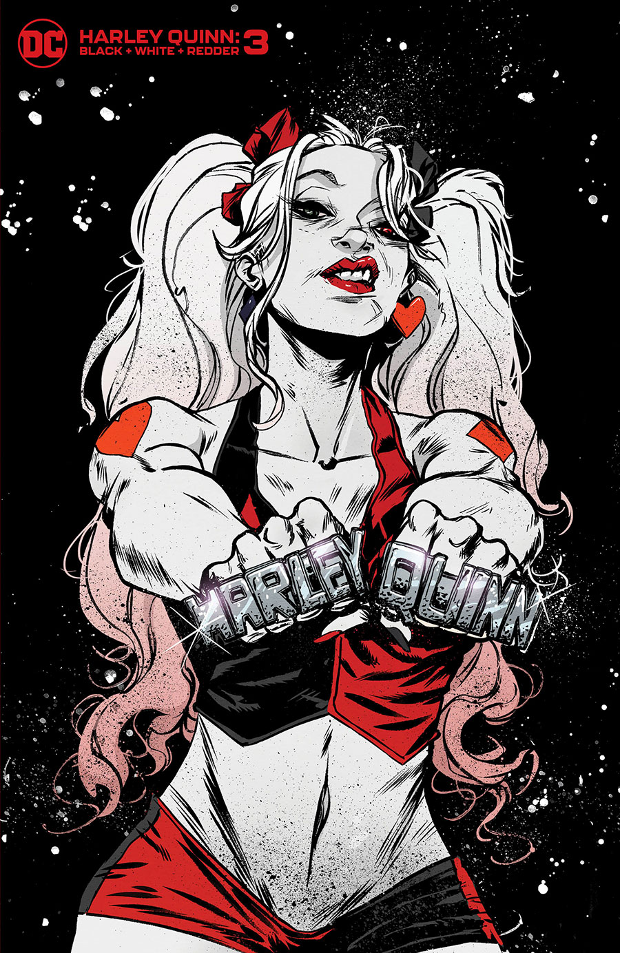Harley Quinn Black White Redder #3 Cover C Incentive Sanford Greene Variant Cover