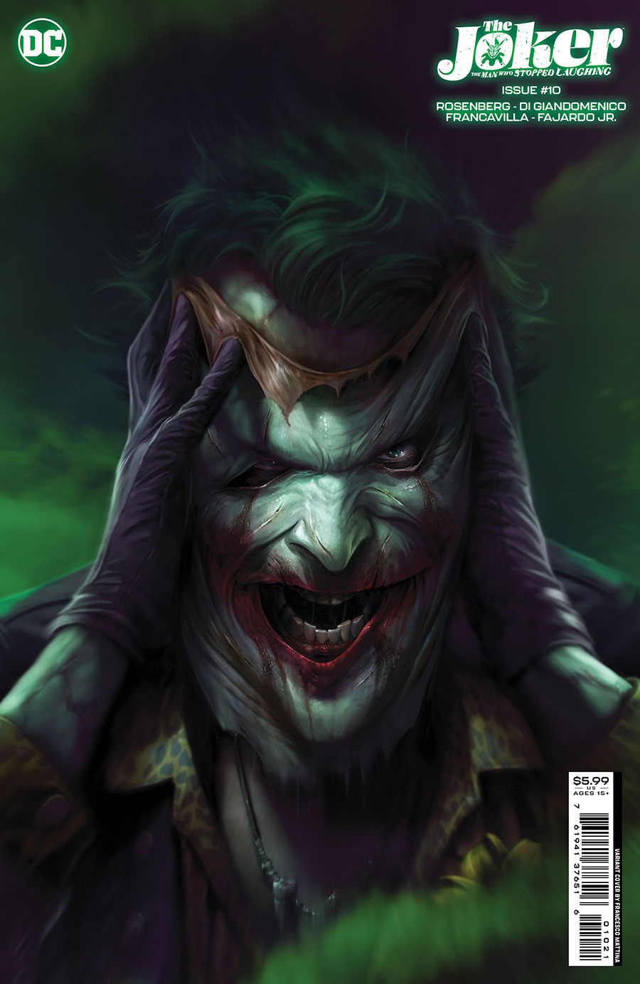 Joker The Man Who Stopped Laughing #10 Cover B Variant Francesco Mattina Cover