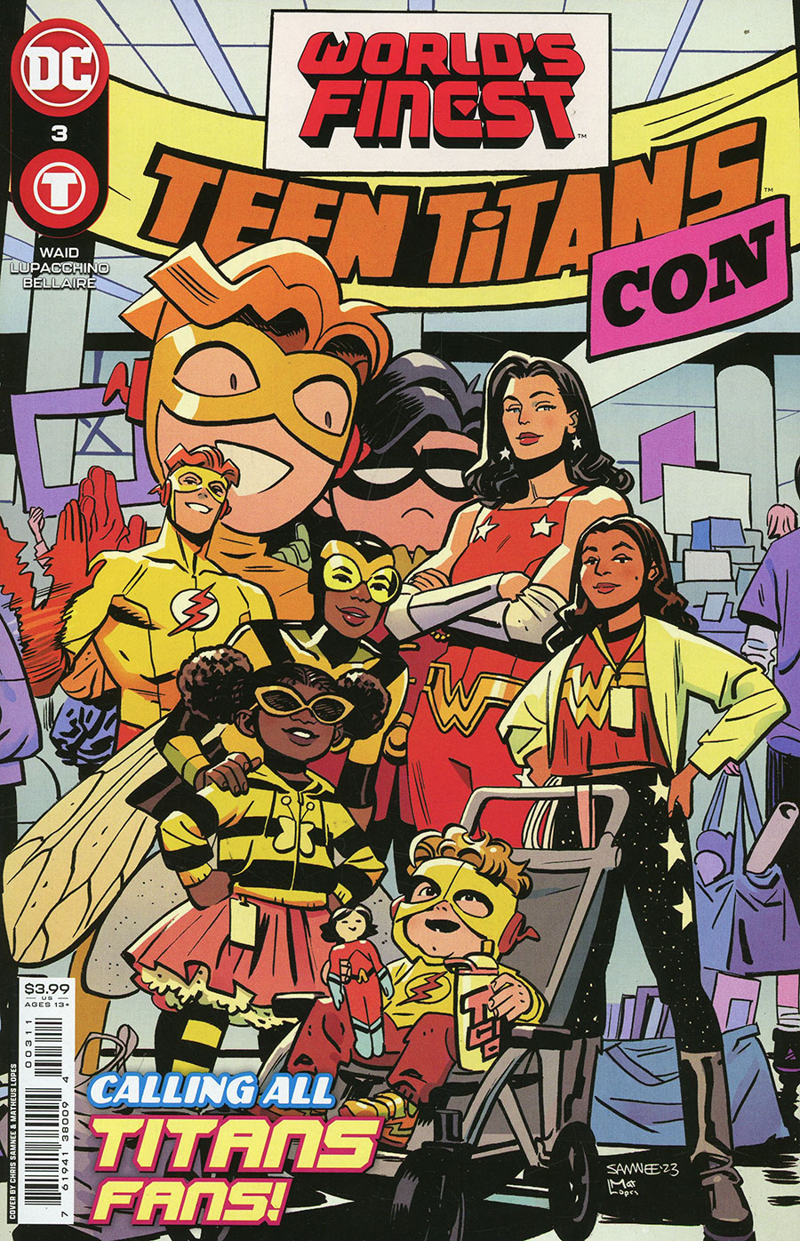 Worlds Finest Teen Titans #3 Cover A Regular Chris Samnee & Mat Lopes Cover