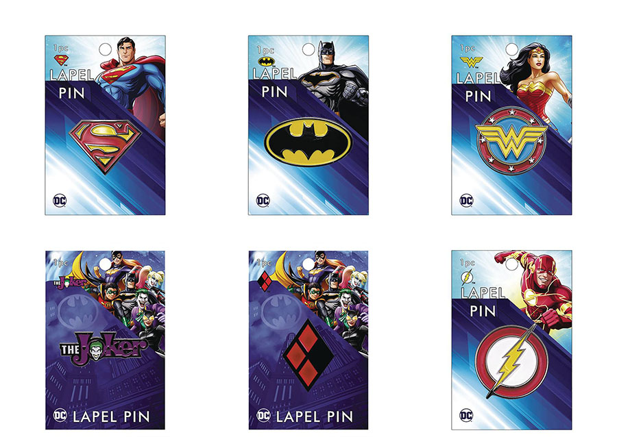 DC Heroes Previews Exclusive Metal Lapel Pin (Filled Randomly)