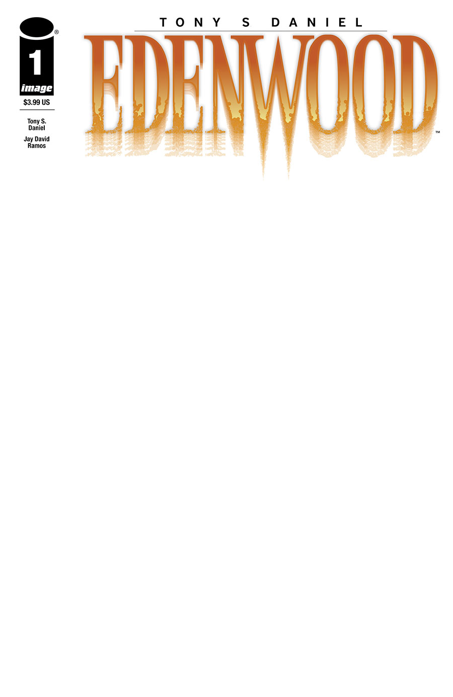 Edenwood #1 Cover F Variant Blank Cover
