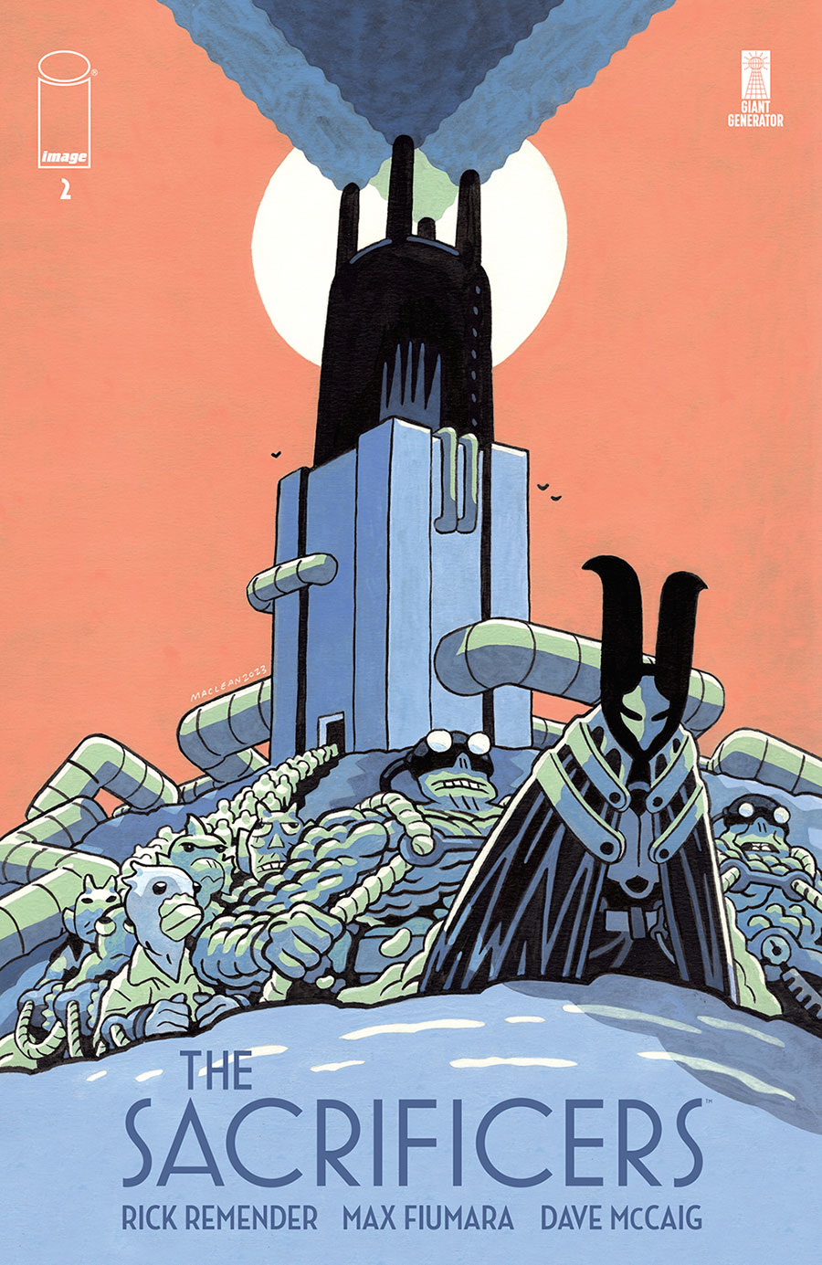 Sacrificers #2 Cover C Incentive Andrew MacLean Variant Cover