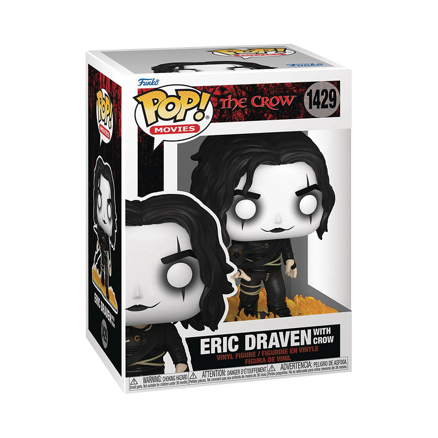 POP Movies The Crow Eric Draven With Crow Vinyl Figure