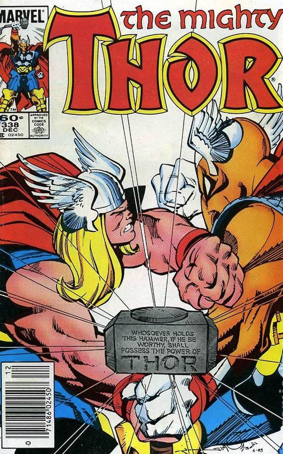 Thor Vol 1 #338 Cover B Newsstand Edition