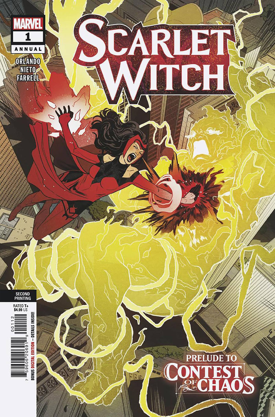 Scarlet Witch Vol 3 Annual #1 Cover F 2nd Ptg Carlos Nieto Variant Cover (Contest Of Chaos Tie-In)