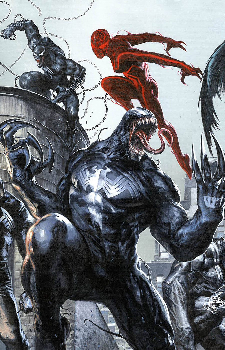 Death Of The Venomverse #1 Cover G Incentive Gabriele Dell Otto Connecting Virgin Cover
