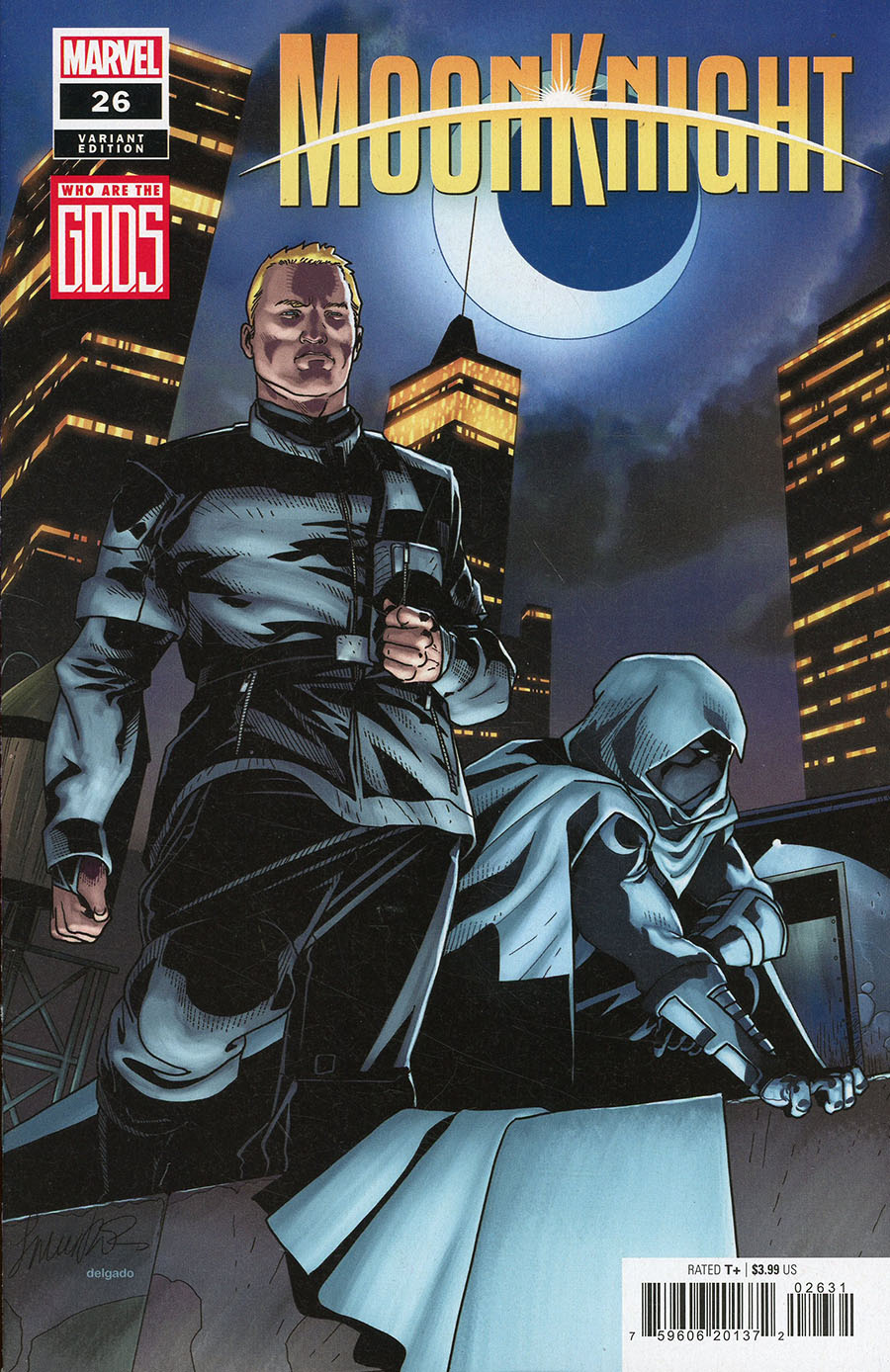 Moon Knight Vol 9 #26 Cover C Variant Salvador Larroca G.O.D.S. Cover (G.O.D.S. Tie-In)