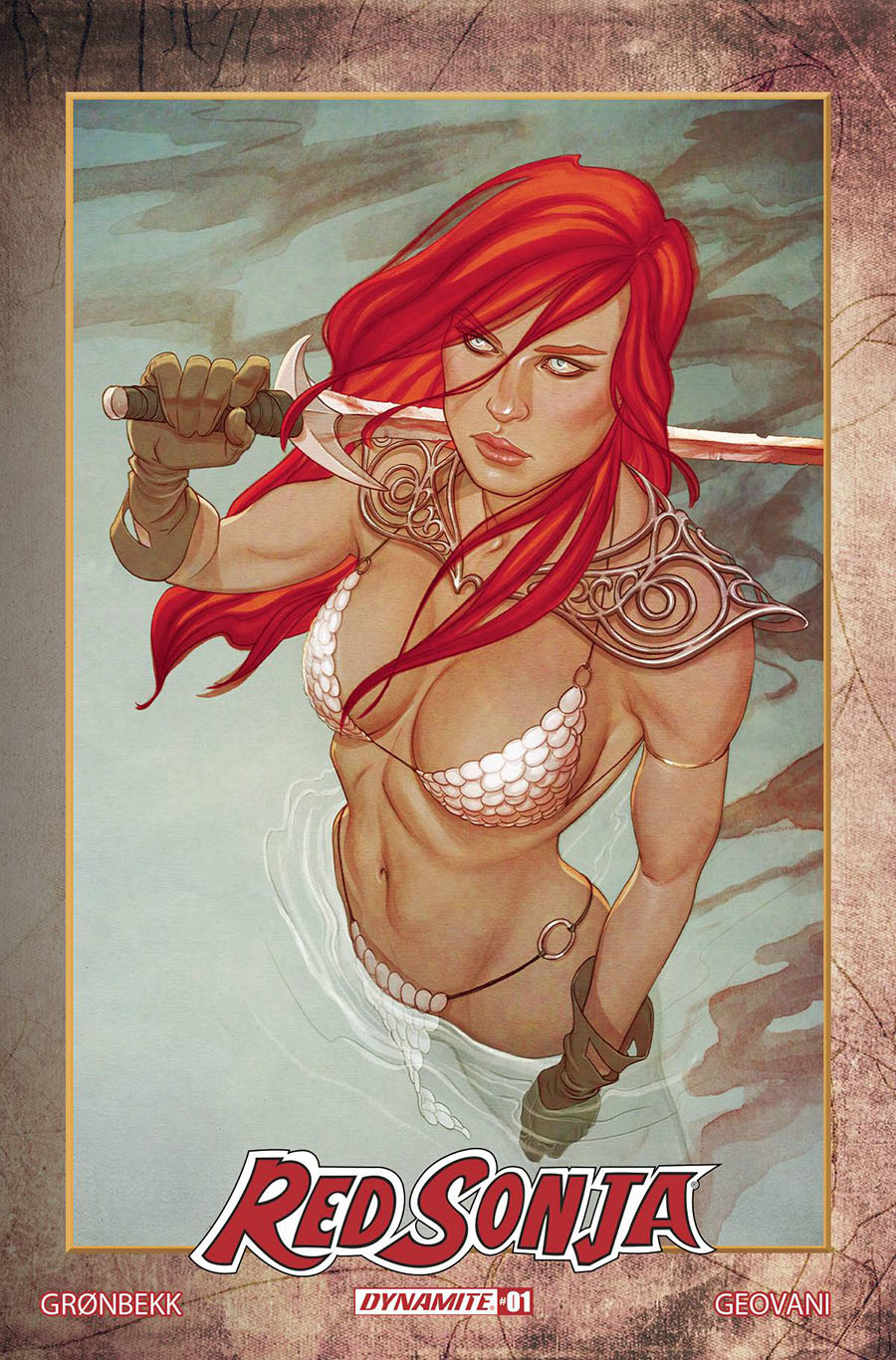 Red Sonja Vol 10 #1 Cover Z-T Incentive Jenny Frison Modern Icon Variant Cover