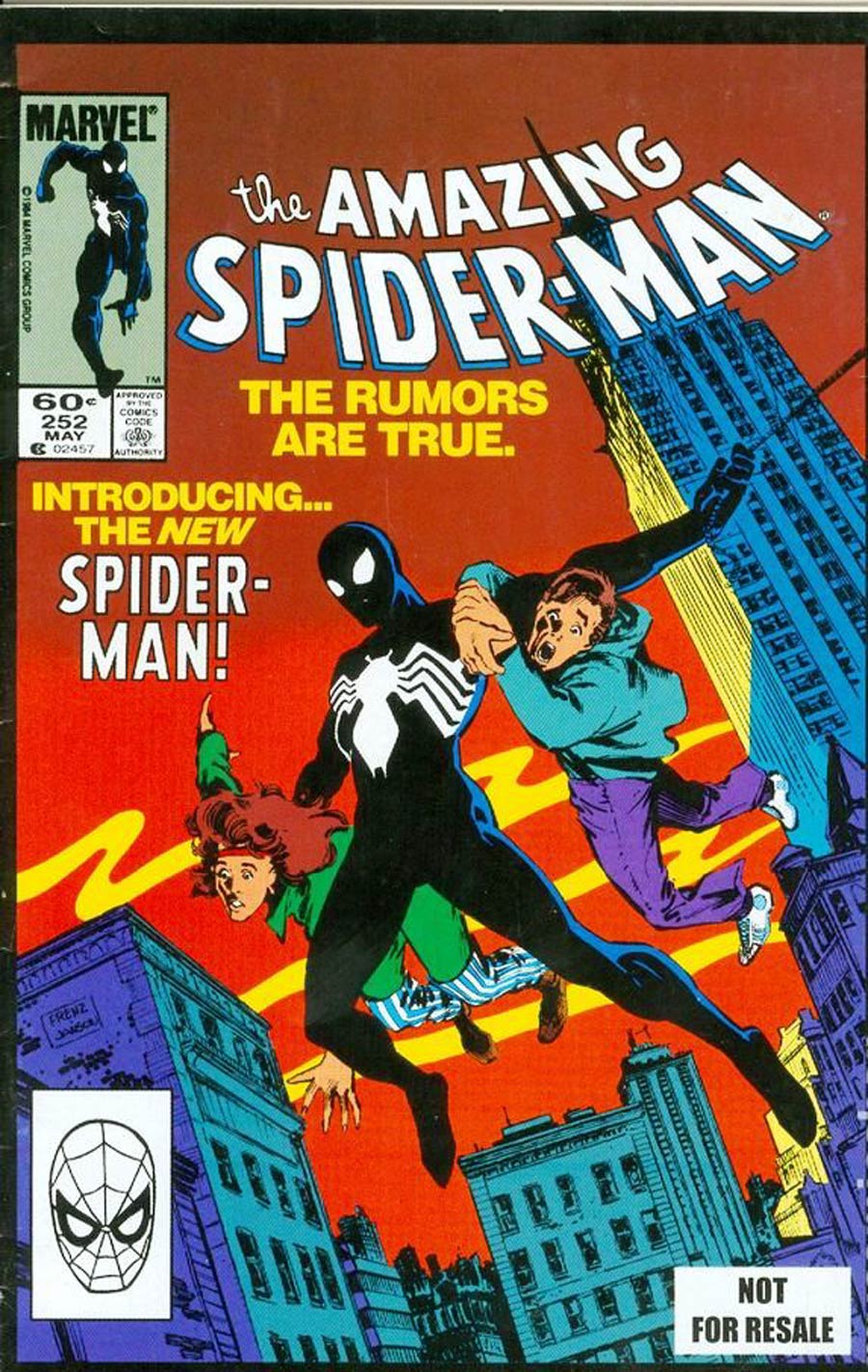 Amazing Spider-Man #252 Cover J Walmart Mini Edition