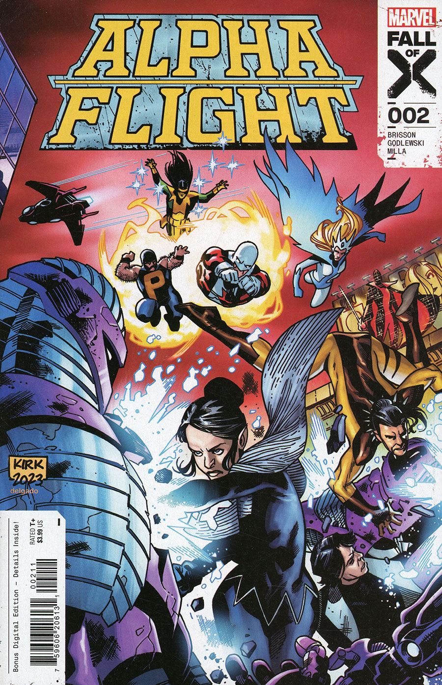 Alpha Flight Vol 5 #2 Cover A Regular Leonard Kirk Cover (Fall Of X Tie-In)