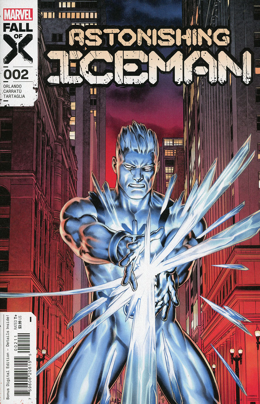 Astonishing Iceman #2 Cover A Regular Jesus Saiz Cover (Fall Of X Tie-In)