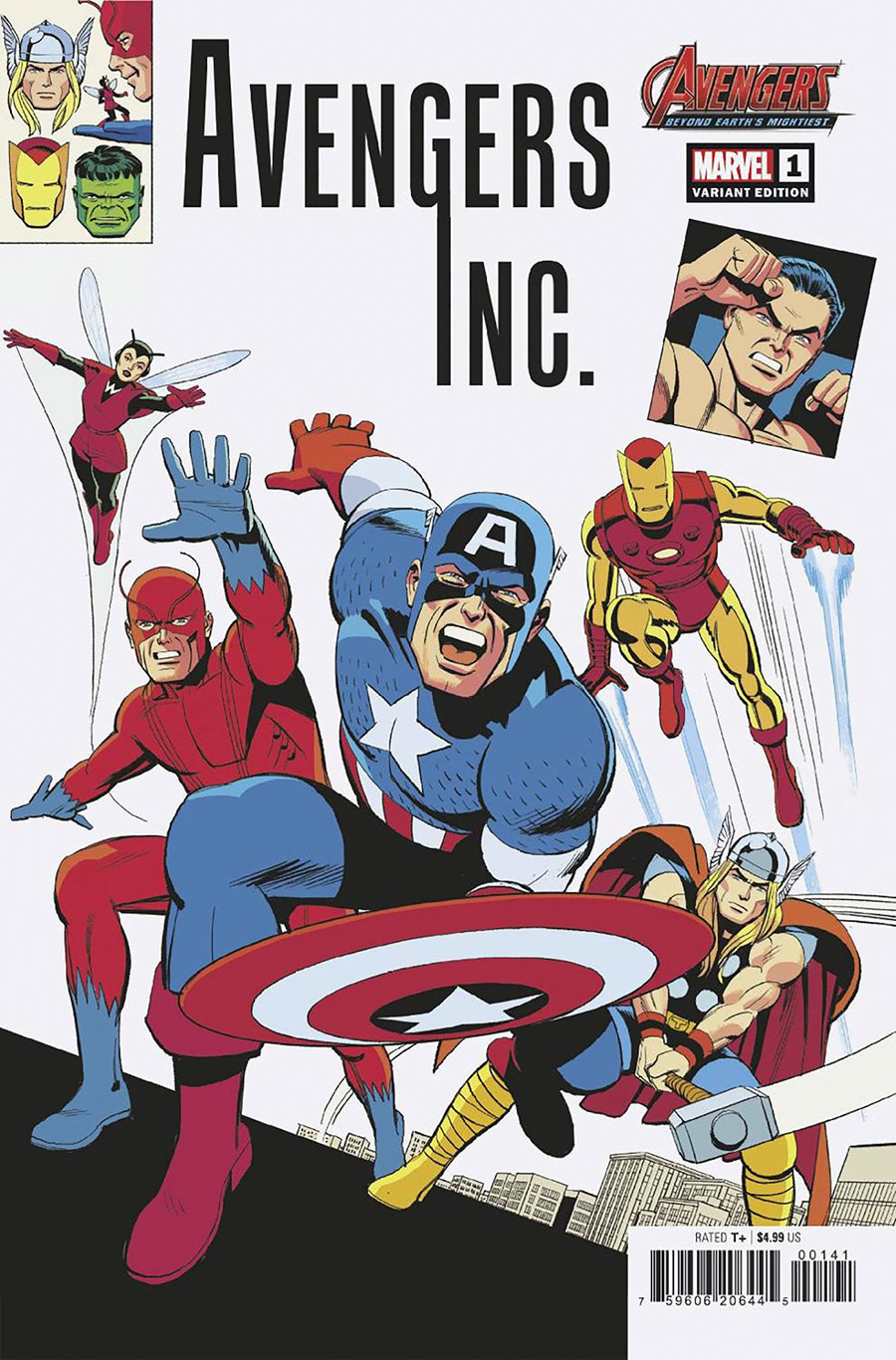 Avengers Inc #1 Cover C Variant Leonardo Romero Avengers 60th Anniversary Cover