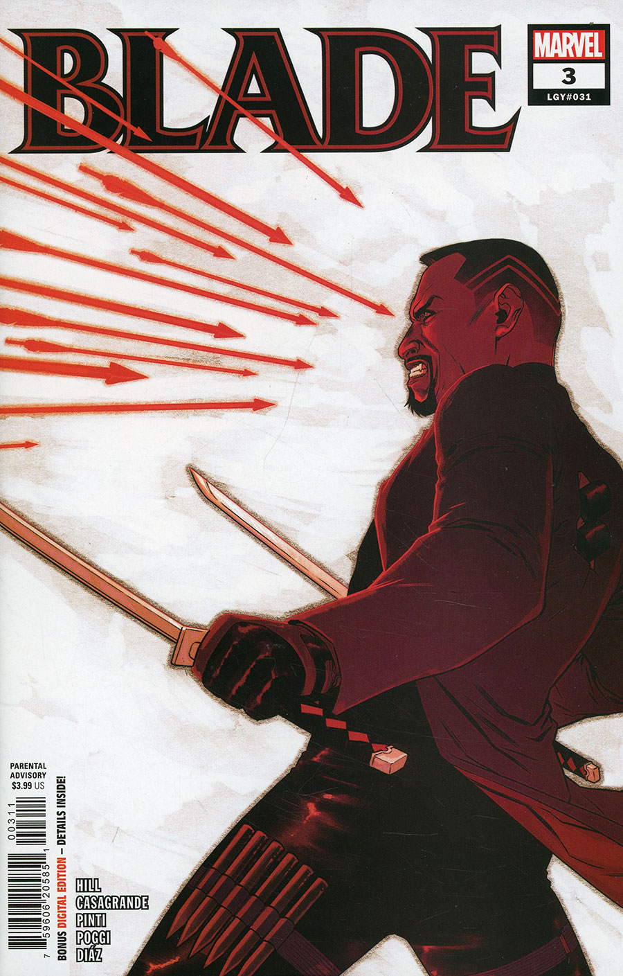 Blade Vol 4 #3 Cover A Regular Elena Casagrande Cover