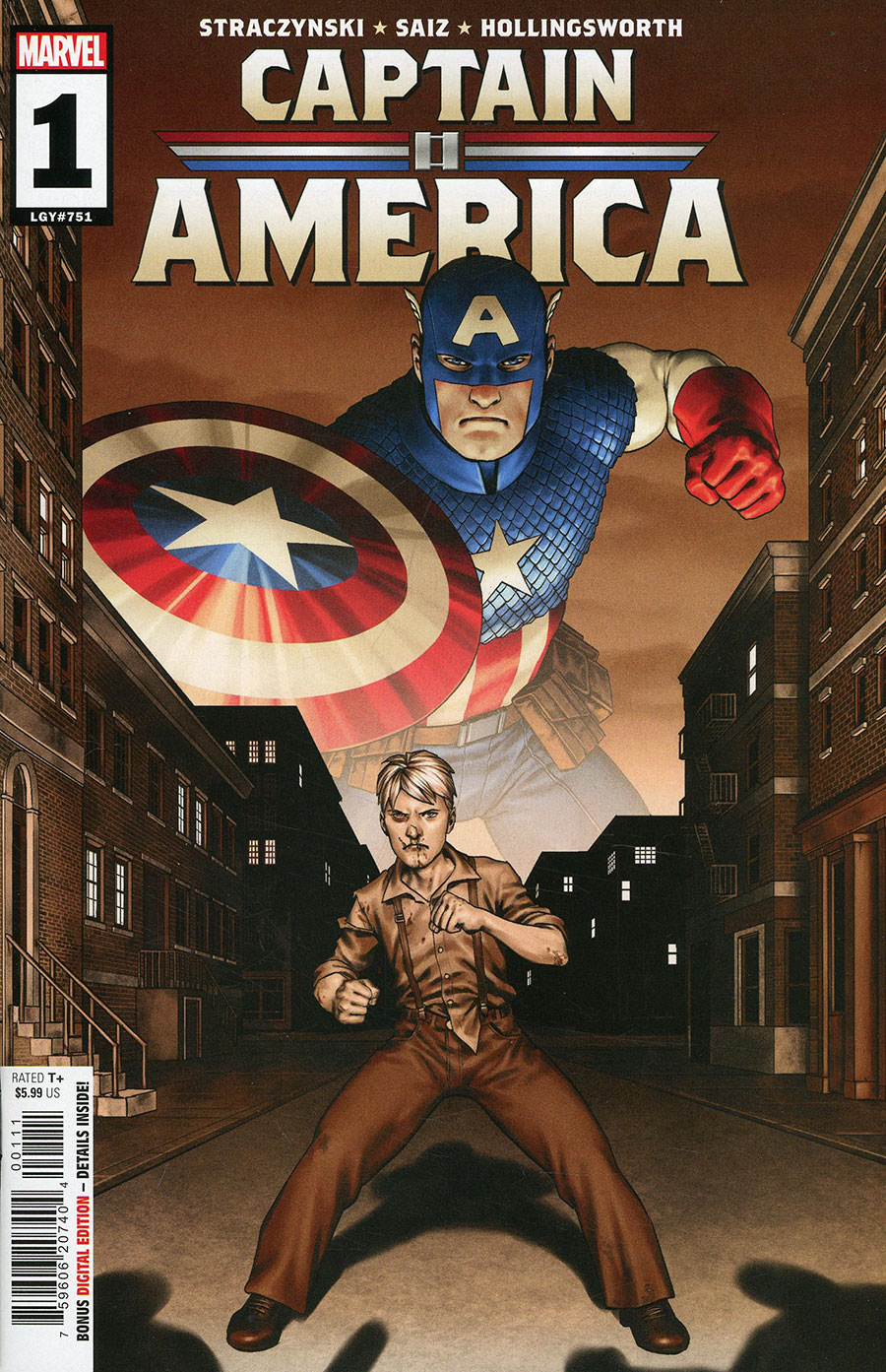 Captain America Vol 10 #1 Cover A Regular Jesus Saiz Cover