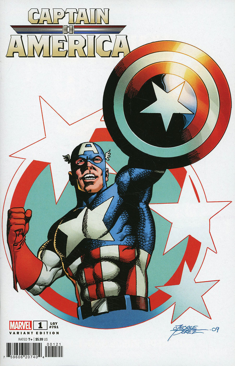 Captain America Vol 10 #1 Cover C Variant George Perez Cover