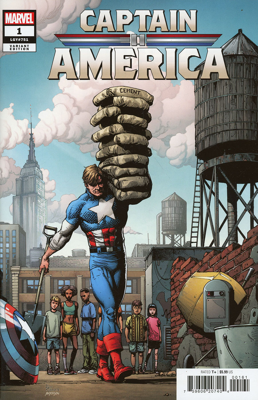 Captain America Vol 10 #1 Cover F Variant Gary Frank Cover