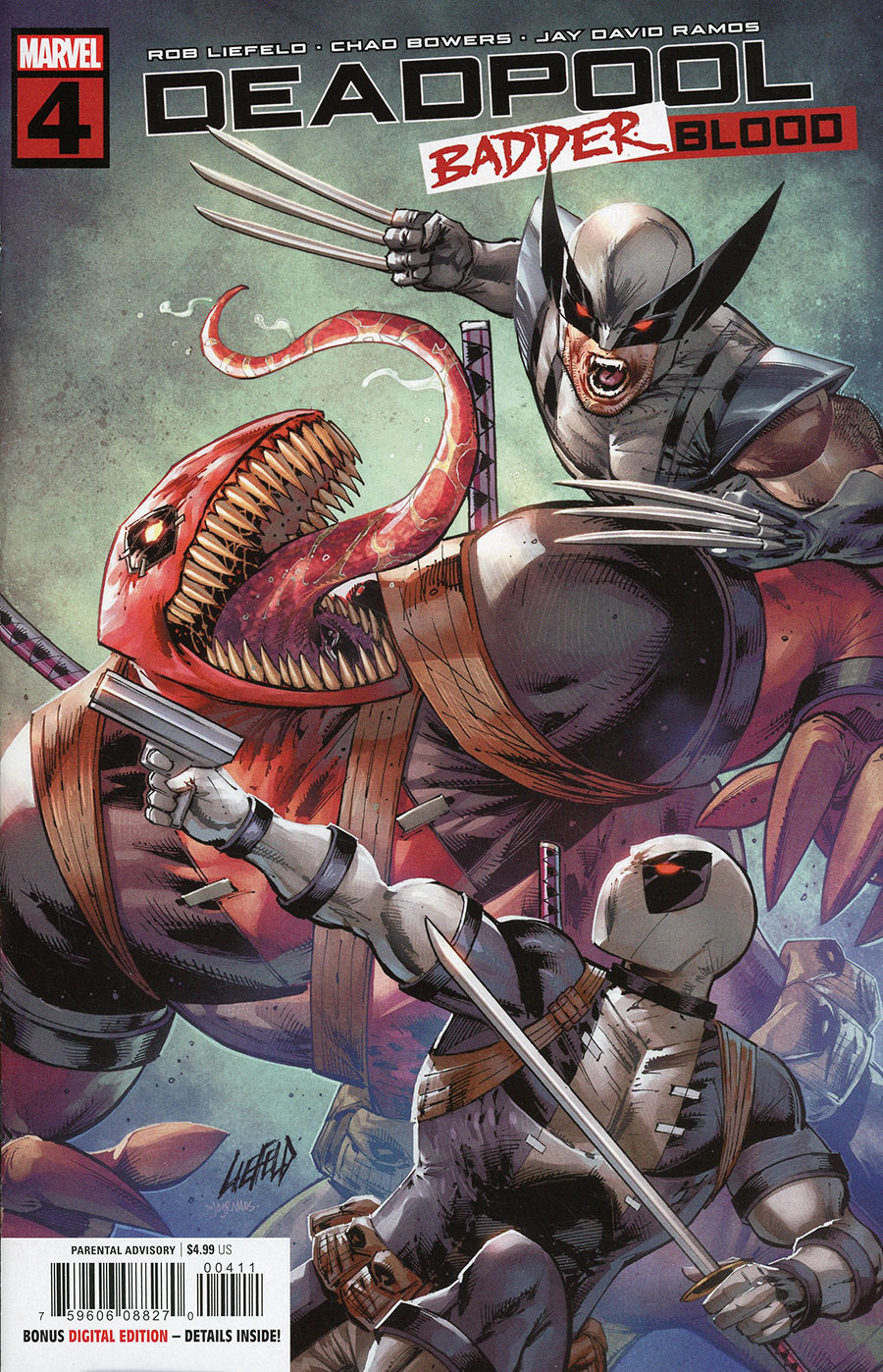 Deadpool Badder Blood #4 Cover A Regular Rob Liefeld Cover