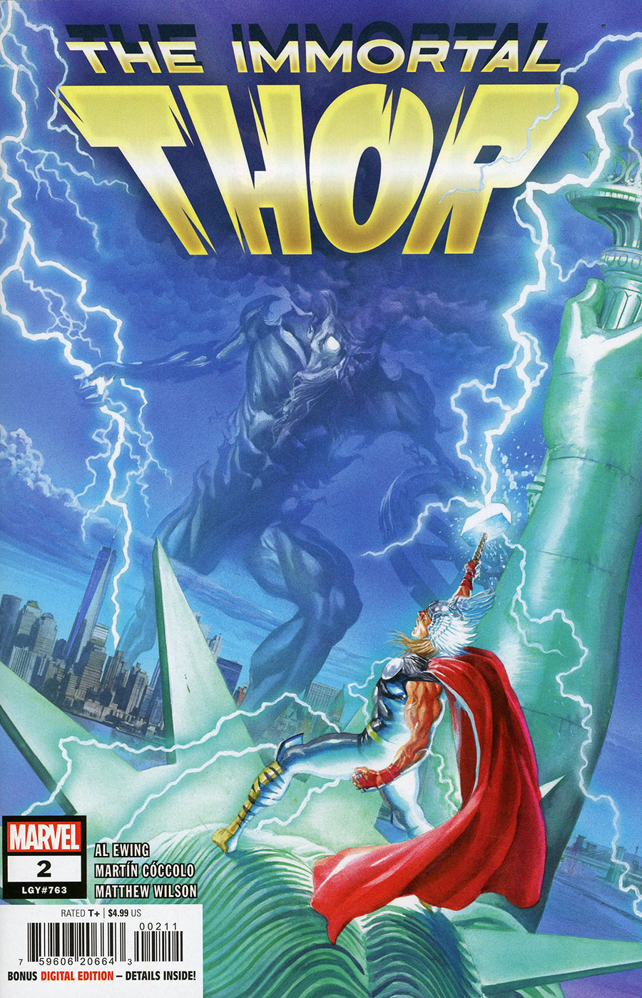 Immortal Thor #2 Cover A Regular Alex Ross Cover