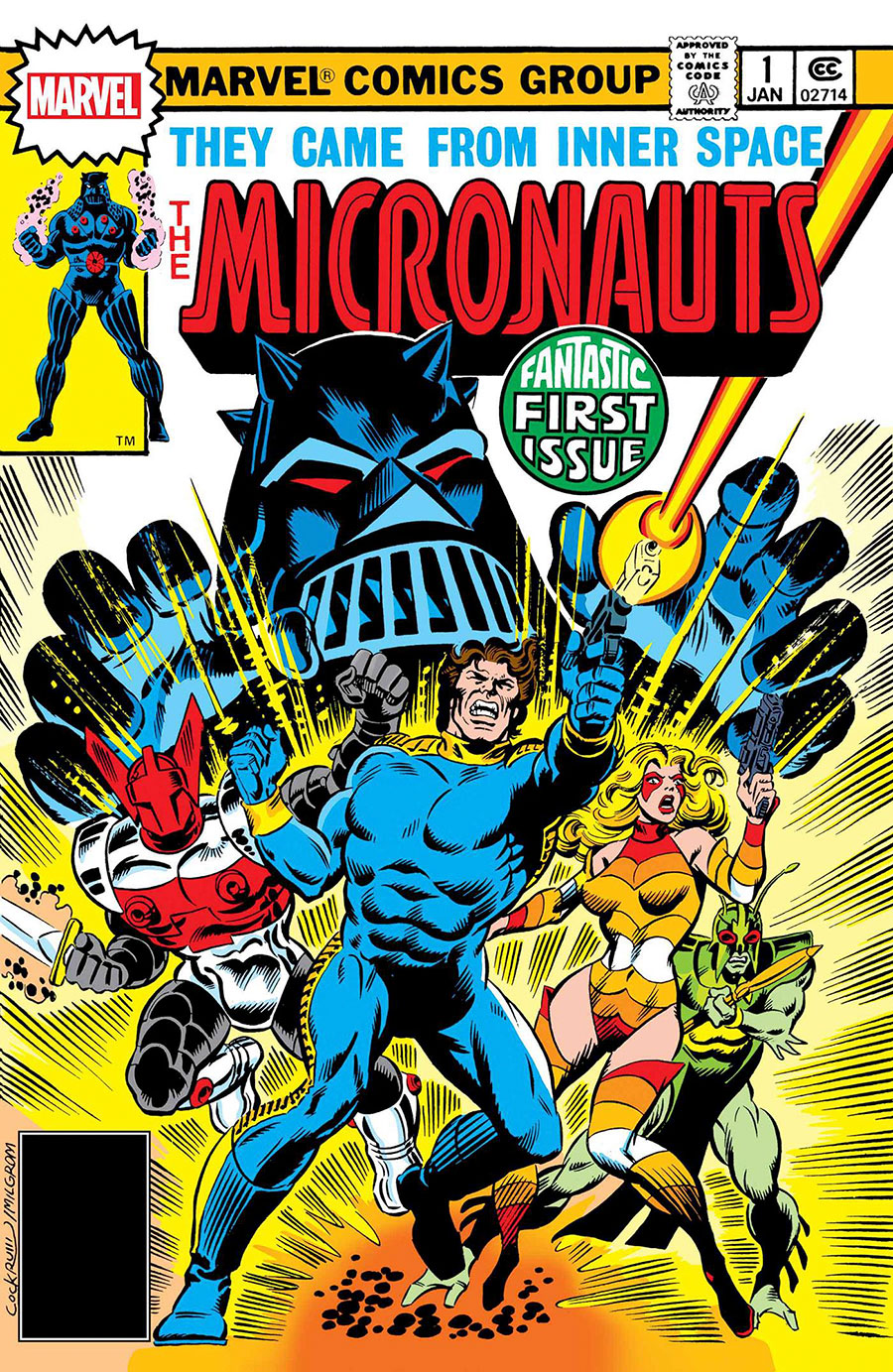 Micronauts #1 Cover D Facsimile Edition Variant Dave Cockrum Foil Cover