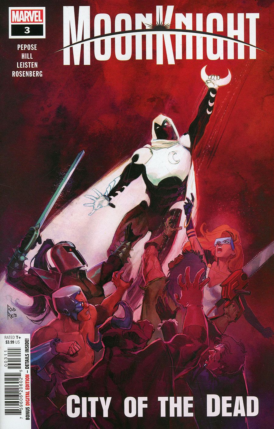 Moon Knight City Of The Dead #3 Cover A Regular Rod Reis Cover