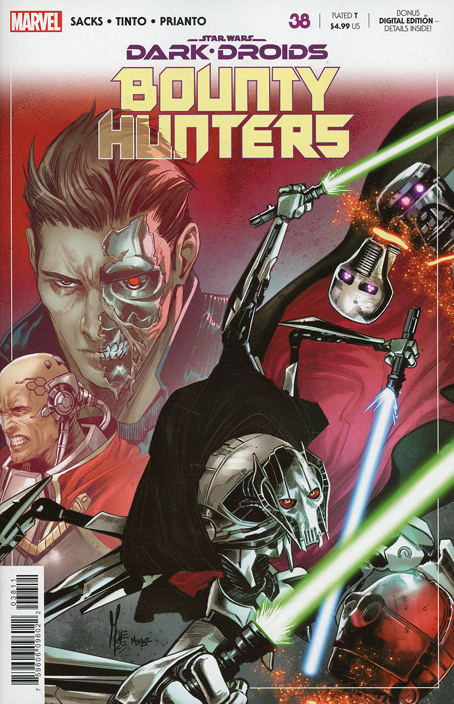 Star Wars Bounty Hunters #38 Cover A Regular Marco Checchetto Cover (Dark Droids Tie-In) (Limit 1 Per Customer)