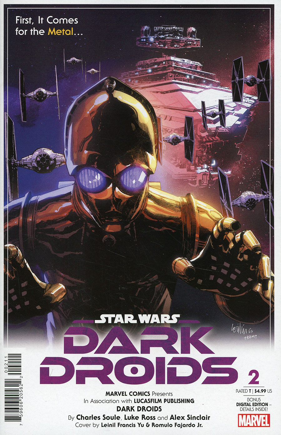 Star Wars Dark Droids #2 Cover A Regular Leinil Francis Yu Cover