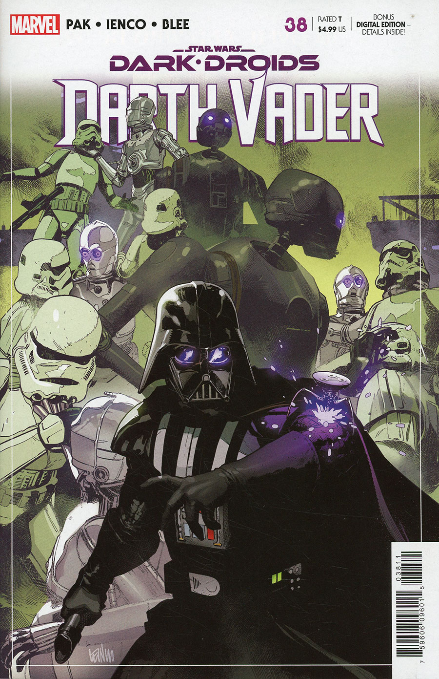 Star Wars Darth Vader #38 Cover A Regular Leinil Francis Yu Cover (Dark Droids Tie-In) (Limit 1 Per Customer)