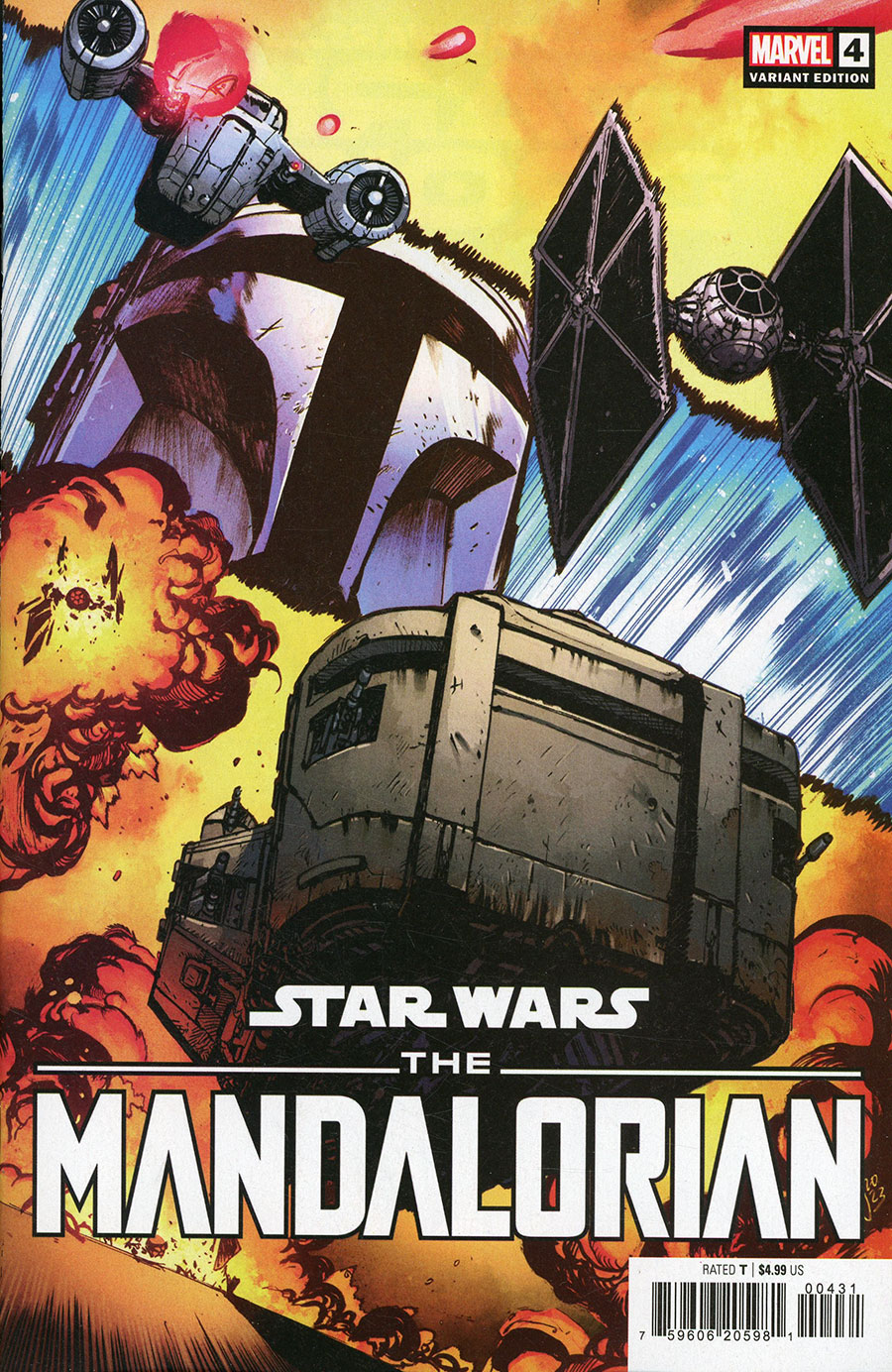 Star Wars The Mandalorian Season 2 #4 Cover C Variant Daniel Warren Johnson Cover