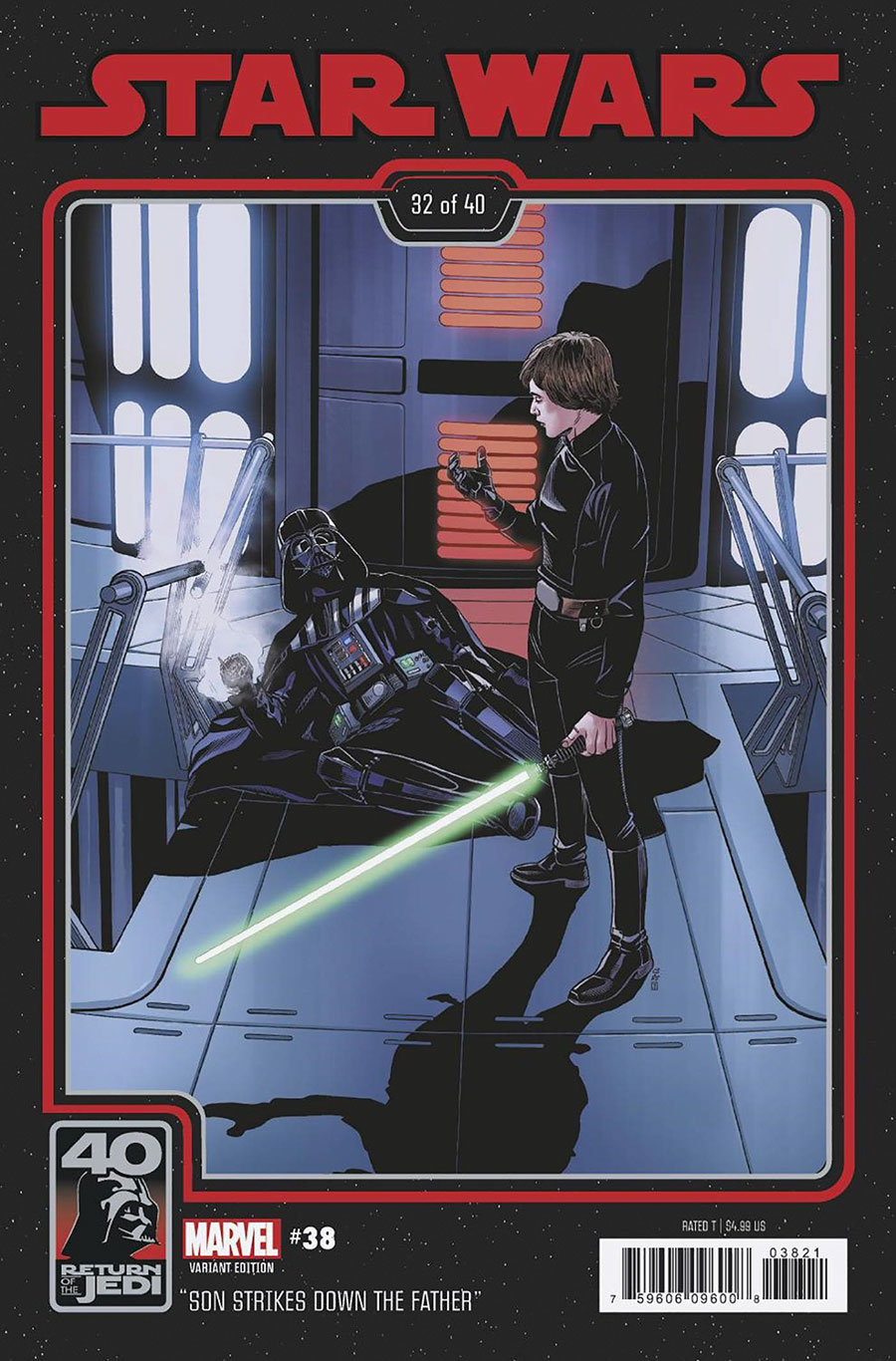 Star Wars Vol 5 #38 Cover B Variant Chris Sprouse Return Of The Jedi 40th Anniversary Cover (Dark Droids Tie-In)
