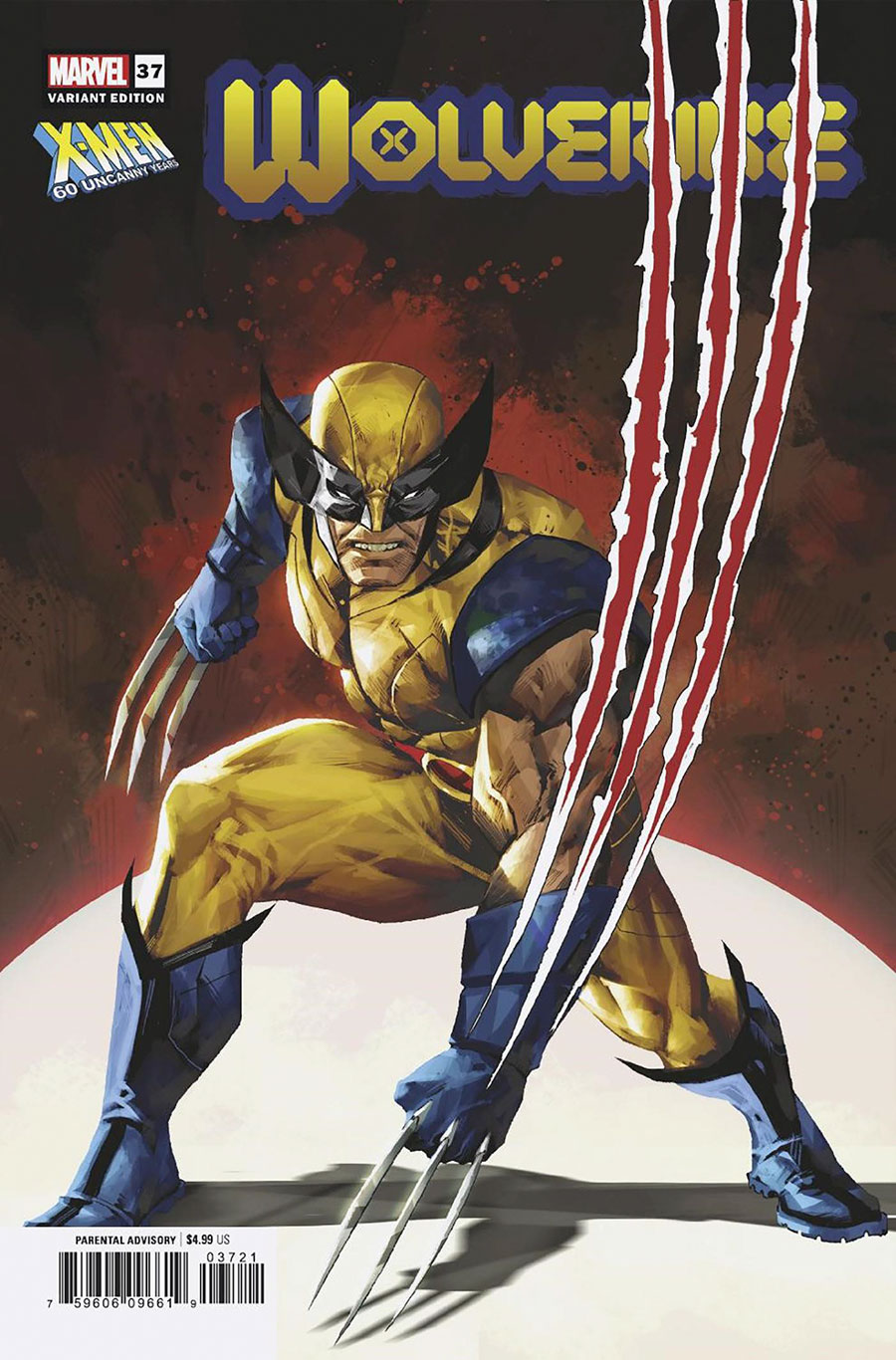 Wolverine Vol 7 #37 Cover B Variant Kael Ngu X-Men 60th Anniversary Cover (Fall Of X Tie-In) (Limit 1 Per Customer)