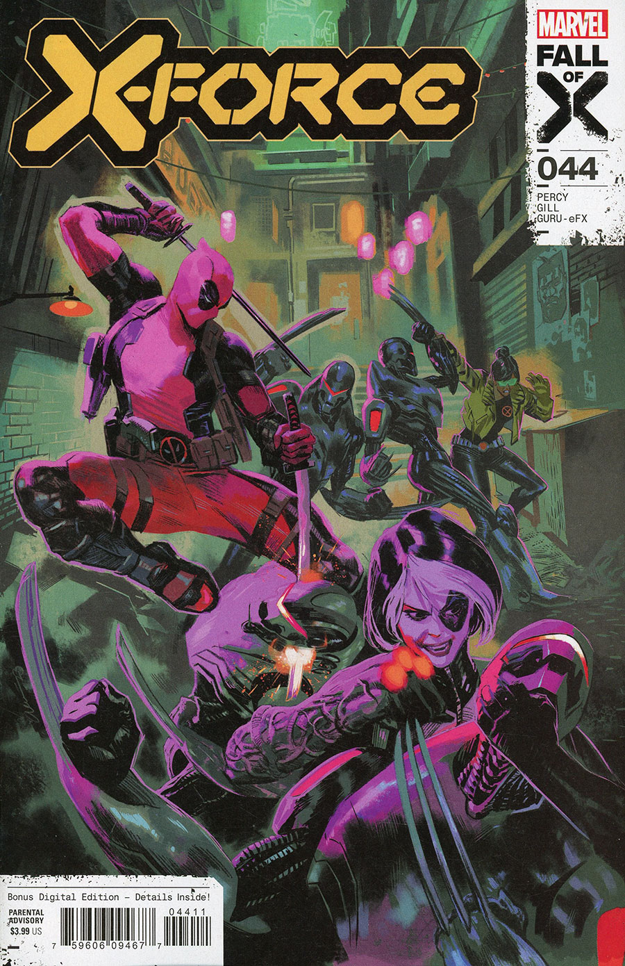 X-Force Vol 6 #44 Cover A Regular Daniel Acuna Cover (Fall Of X Tie-In)