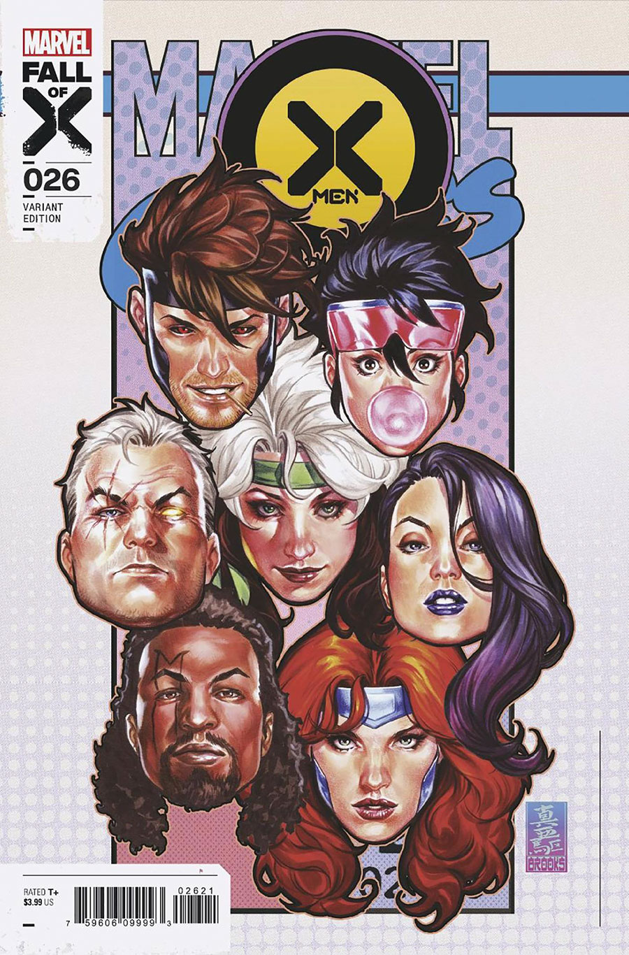 X-Men Vol 6 #26 Cover E Variant Mark Brooks Corner Box Cover (Fall Of X Tie-In)