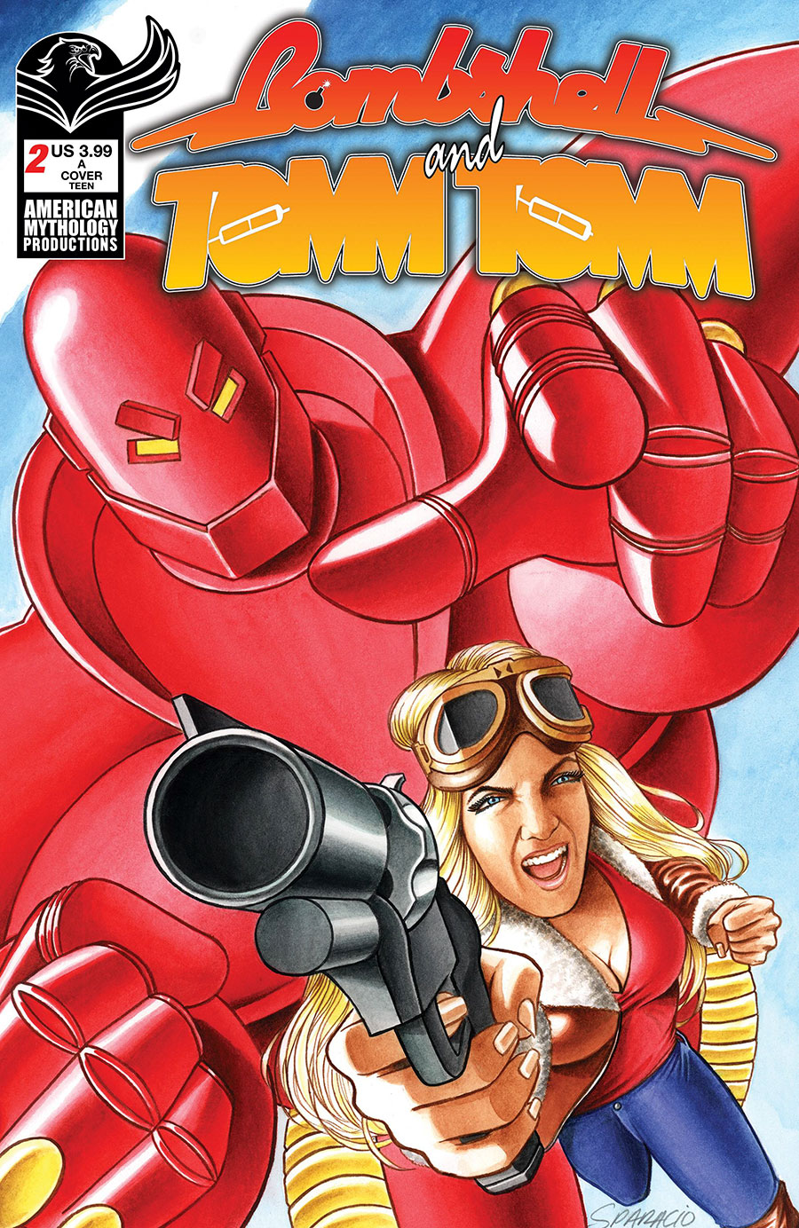 Bombshell And Tomm Tomm #2 Cover A Regular Mark Sparacio Cover