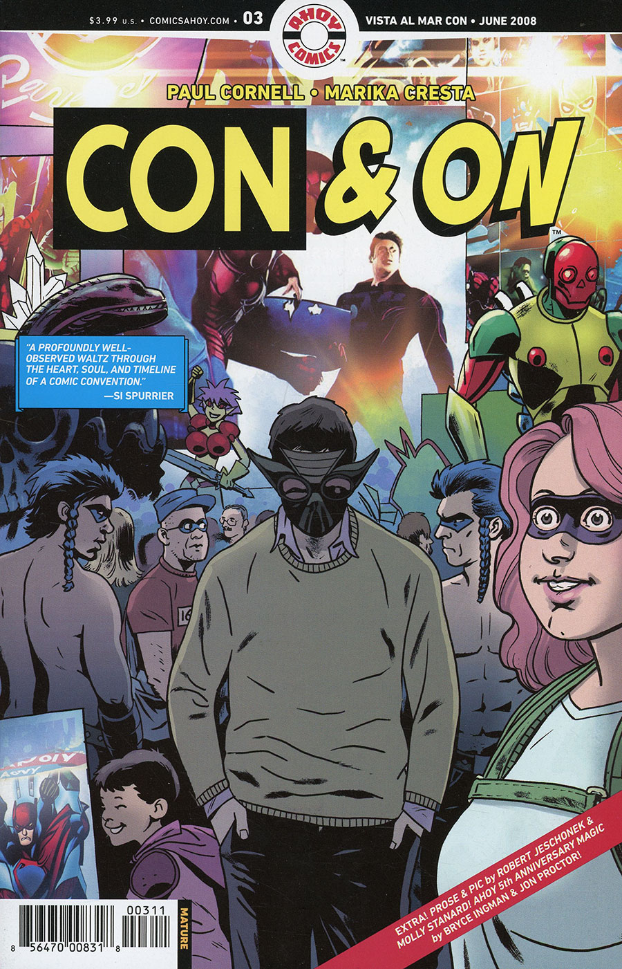 Con & On #3 Cover A Regular Peter Snejbjerg Cover