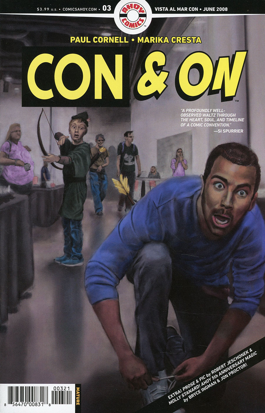 Con & On #3 Cover B Variant Daniel Schoeneck Cover