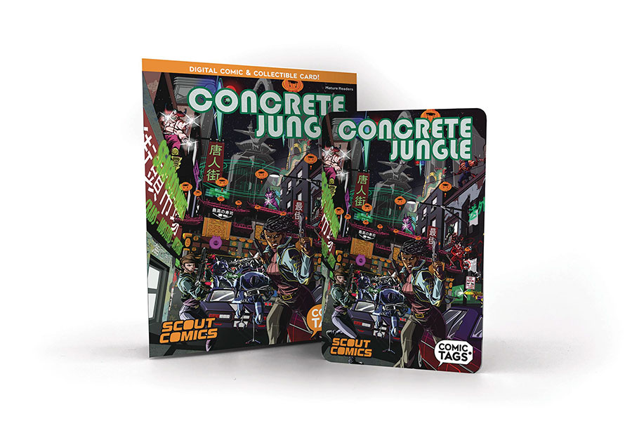 Concrete Jungle TP Comic Tag Card