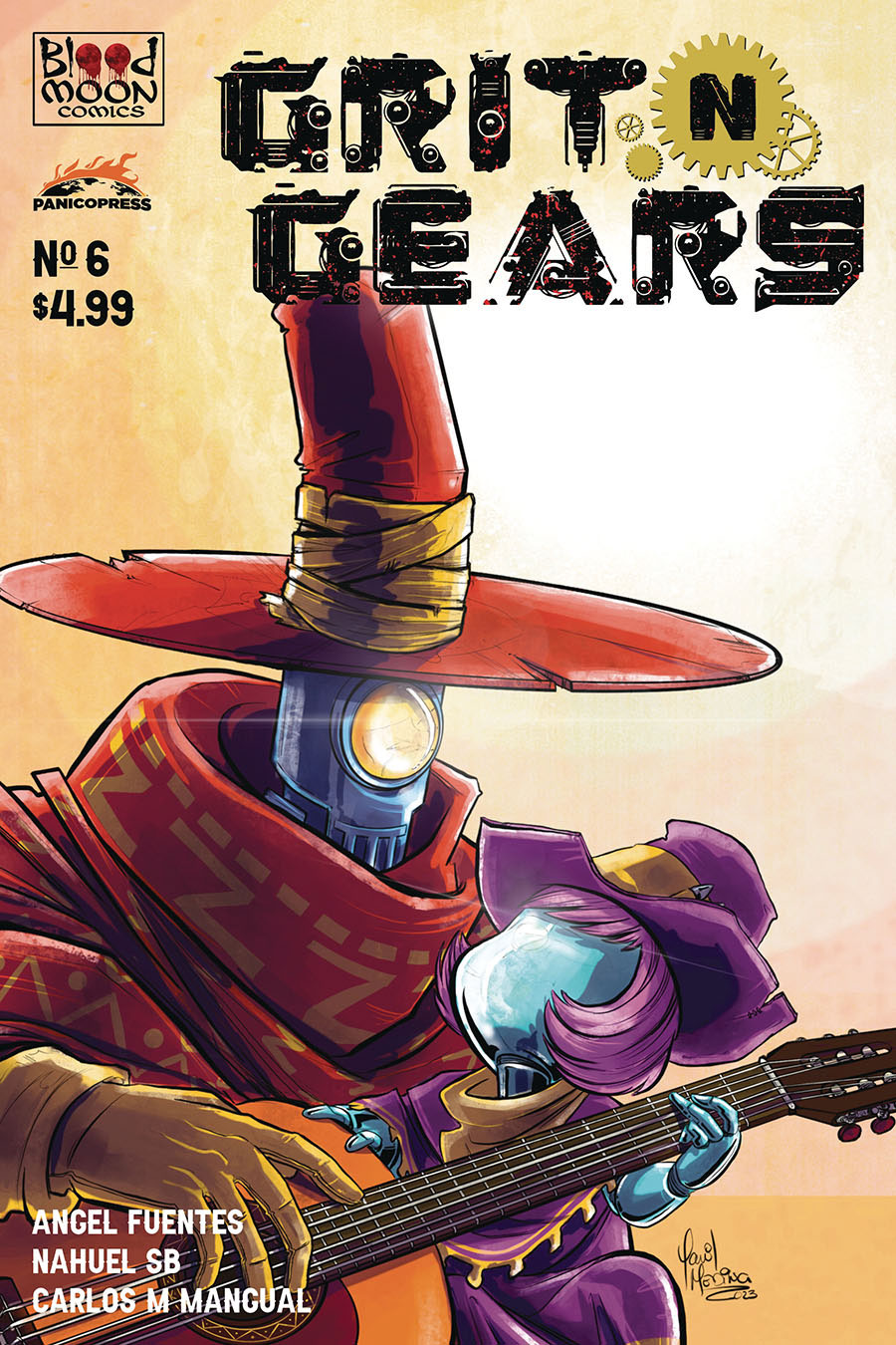 Grit n Gears #6 Cover B Variant Yamil Medina Cover