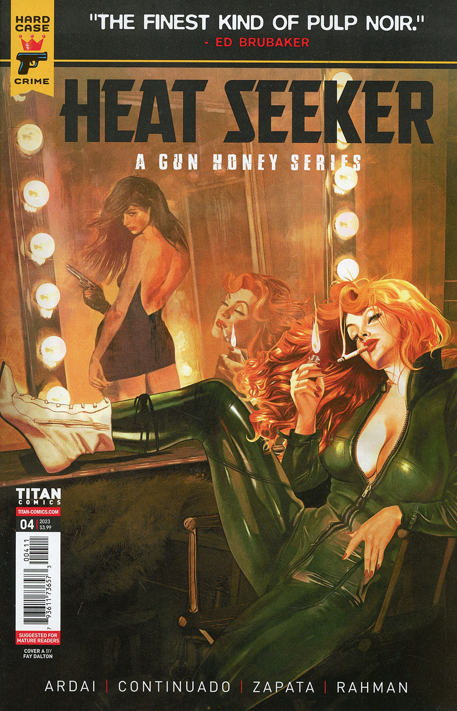 Hard Case Crime Heat Seeker A Gun Honey Series #4 Cover A Regular Fay Dalton Cover