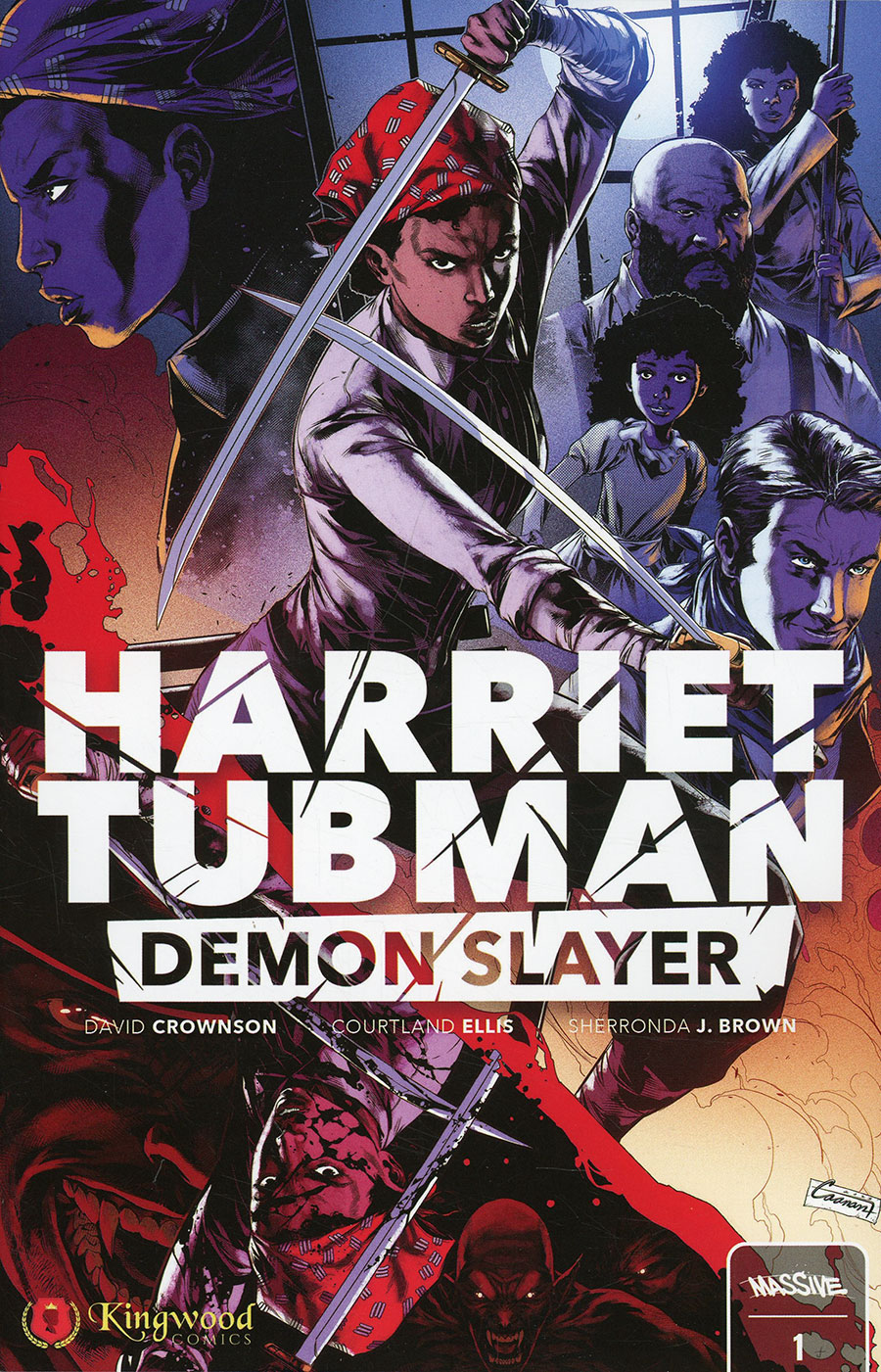 Harriet Tubman Demon Slayer #1 Cover C Variant Canaan White Cover