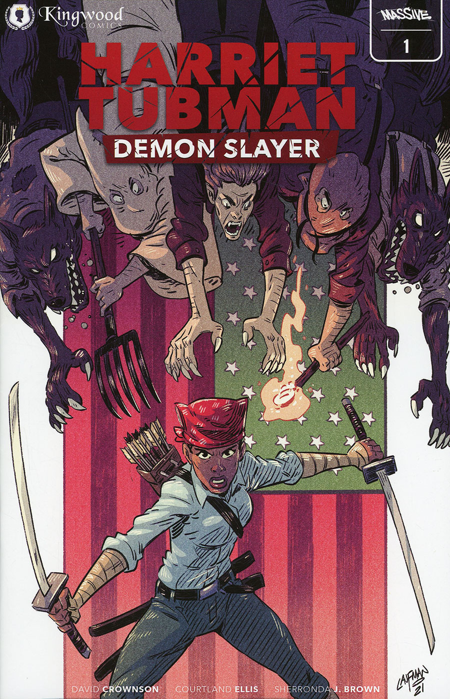 Harriet Tubman Demon Slayer #1 Cover E Variant Derek Laufman Cover
