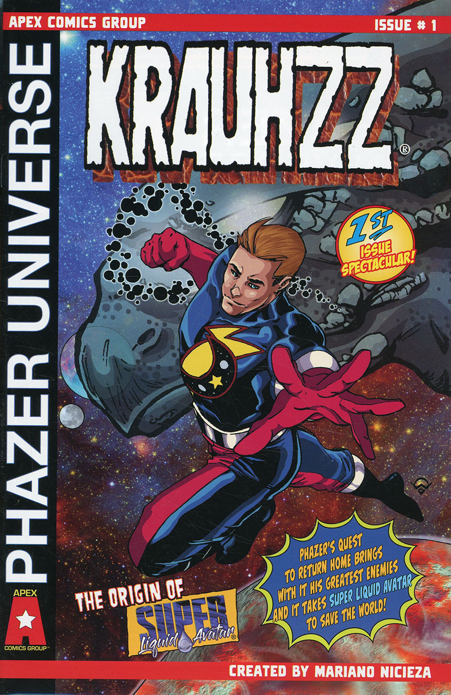 Phazer Universe Super Liquid Avatar #1 Cover C Variant Matt Gaudio & Wilson Ramos Krauhzz Cover