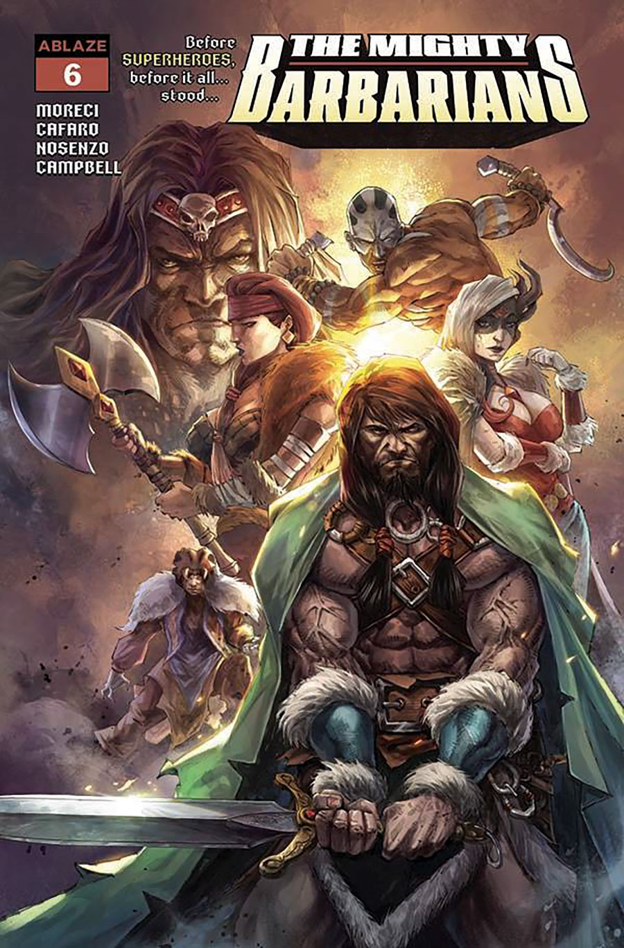 Mighty Barbarians #6 Cover A Regular Alan Quah Cover