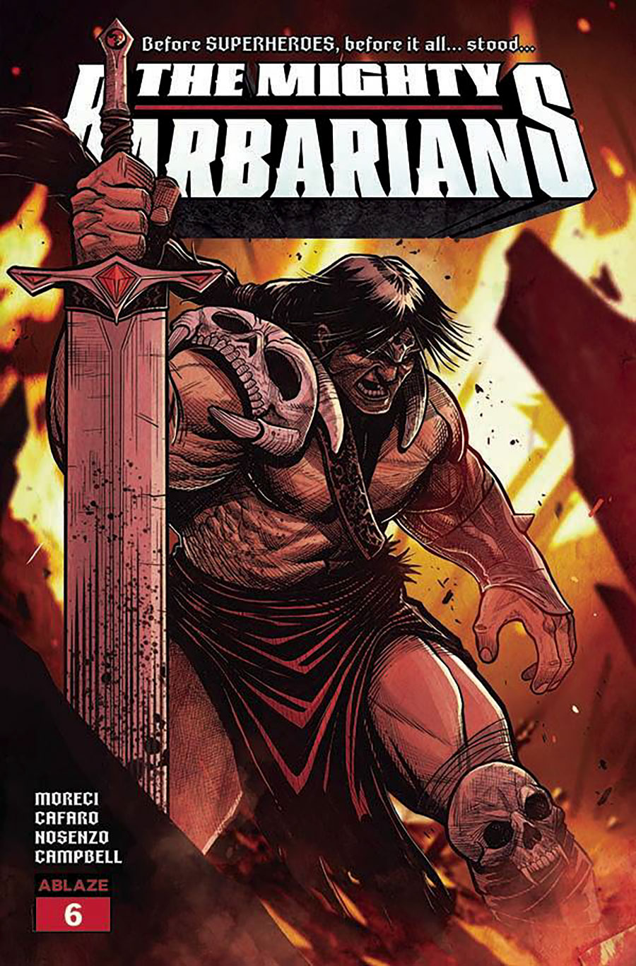 Mighty Barbarians #6 Cover C Variant Jordan Michael Johnson Cover
