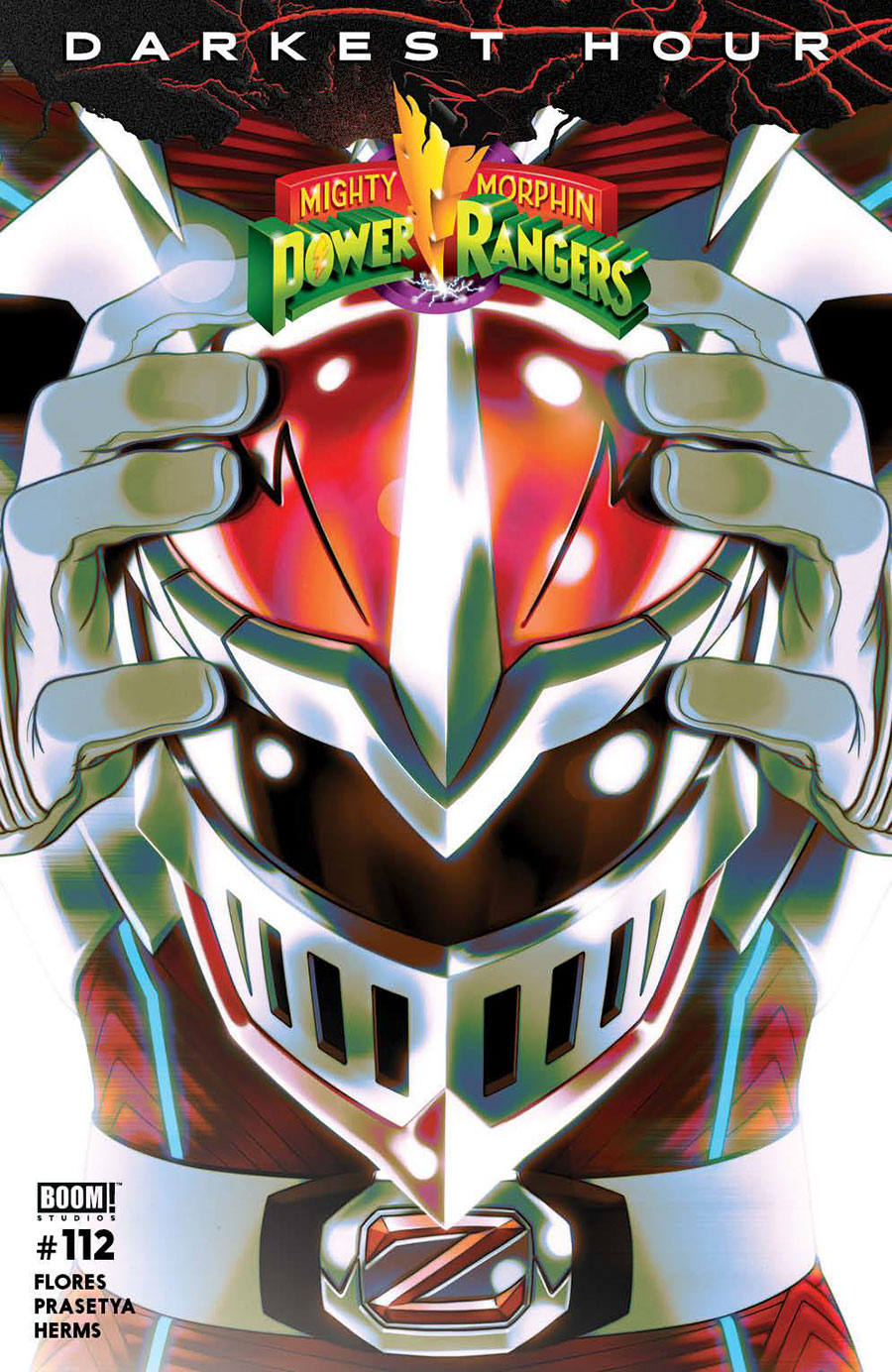 Mighty Morphin Power Rangers (BOOM Studios) #112 Cover C Variant Goni Montes Helmet Cover