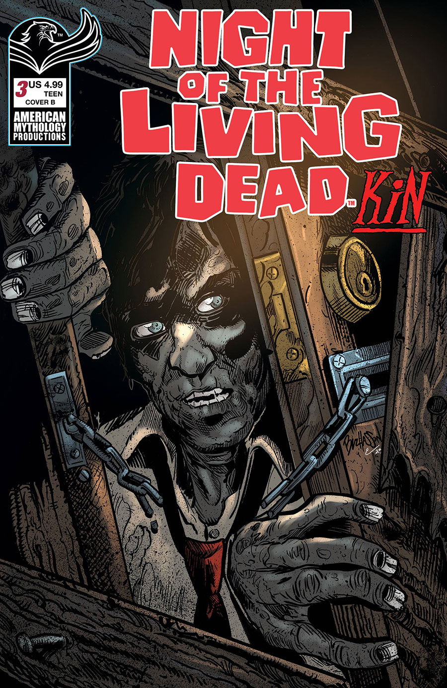 Night Of The Living Dead Kin #3 Cover B Variant Buz Hasson Cover