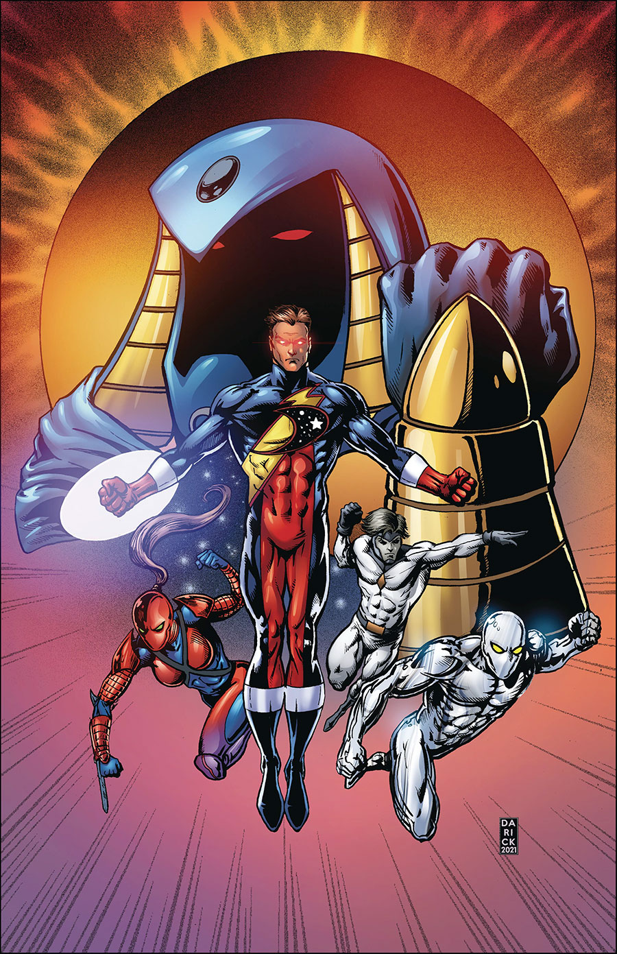 Phazer Universe Super Liquid Avatar #1 Cover G Darick Robertson & Toni Avina Phazer Metal Cover