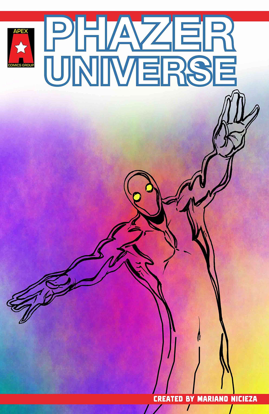 Phazer Universe #1 Cover J Limited Edition Mariano Nicieza & Joe DelBeato Super Liquid Avatar Color Sketch Cover